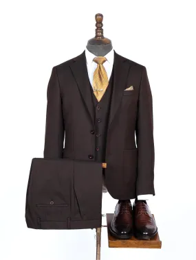 Adam Brown Set Blazer Linen Suit