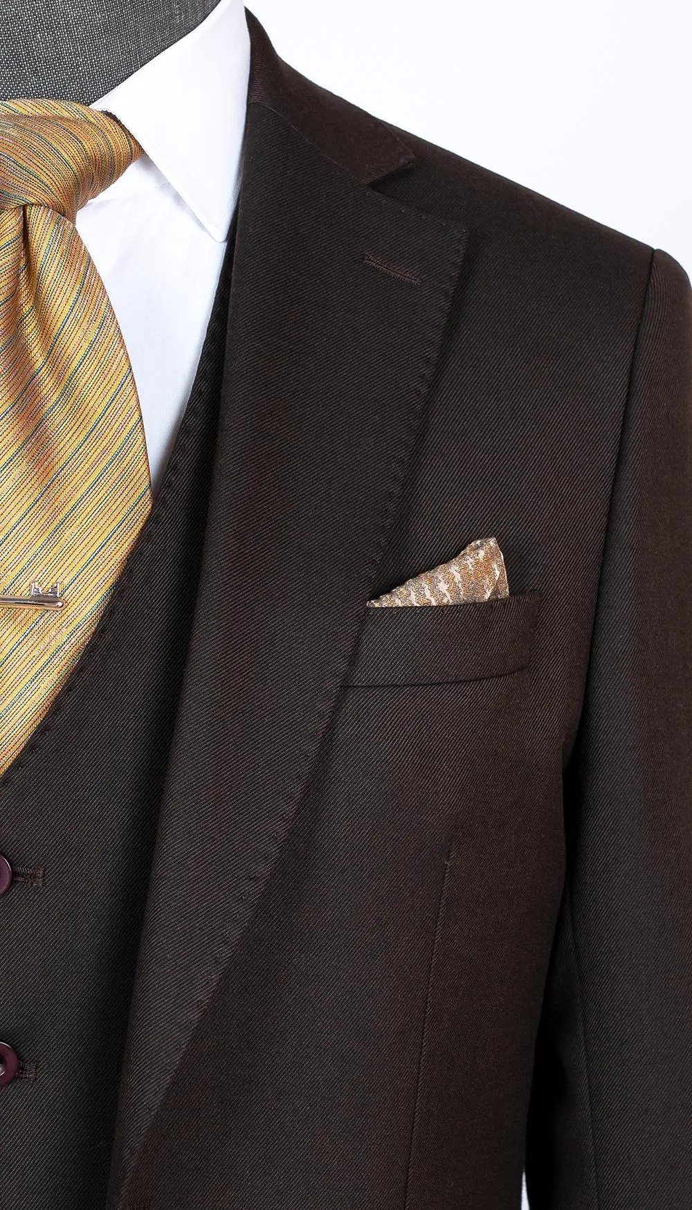 Adam Brown Set Blazer Linen Suit