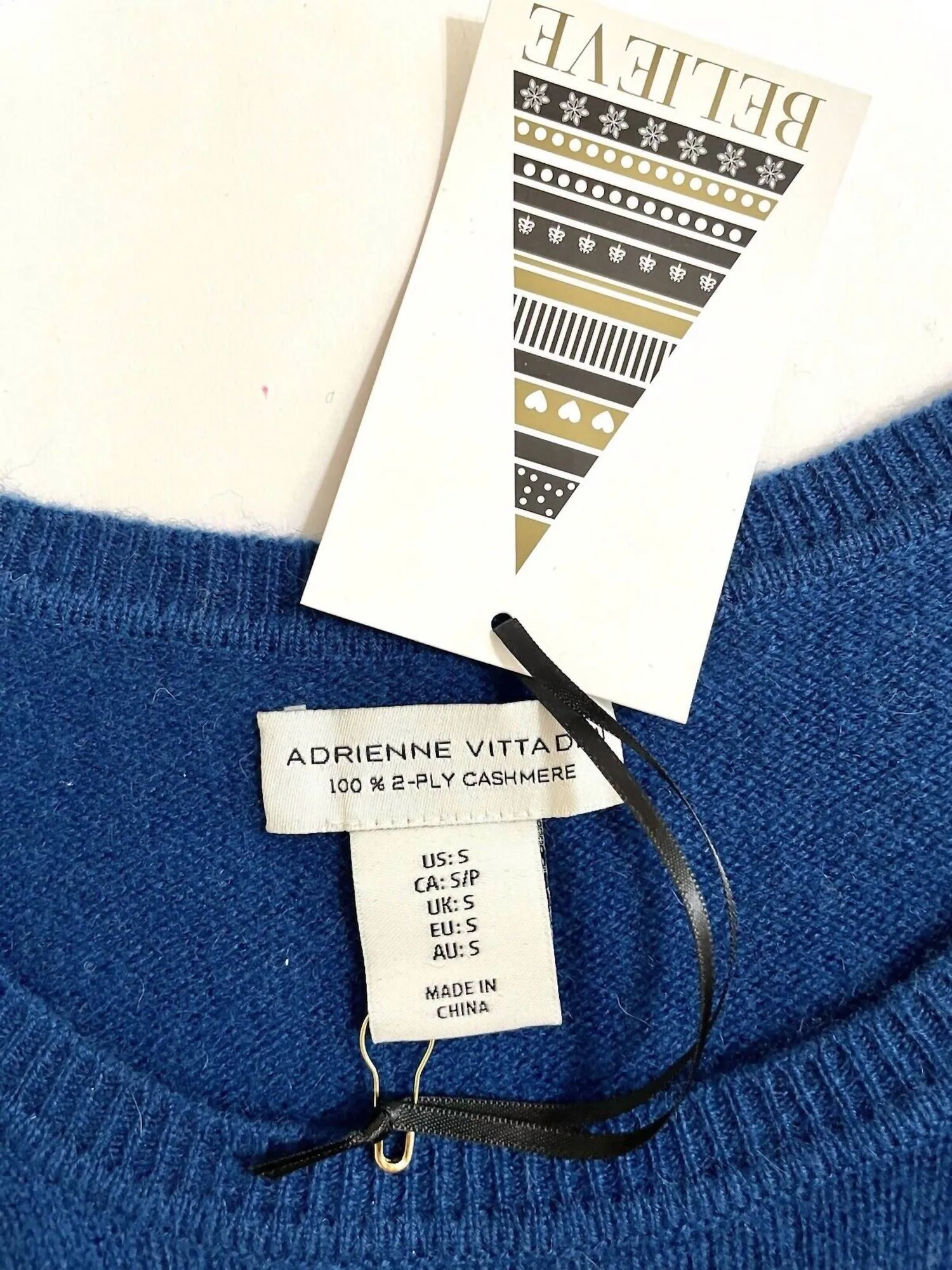 Adrienne Vittadini - WOMEN'S CASHMERE CREWNECK SWEATER