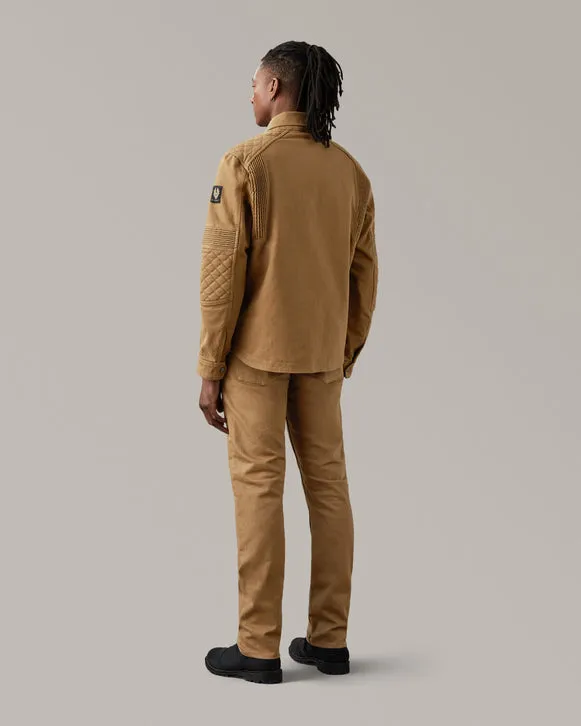 BELSTAFF OUTRIDER MOTORCYCLE OVERSHIRT - KHAKI