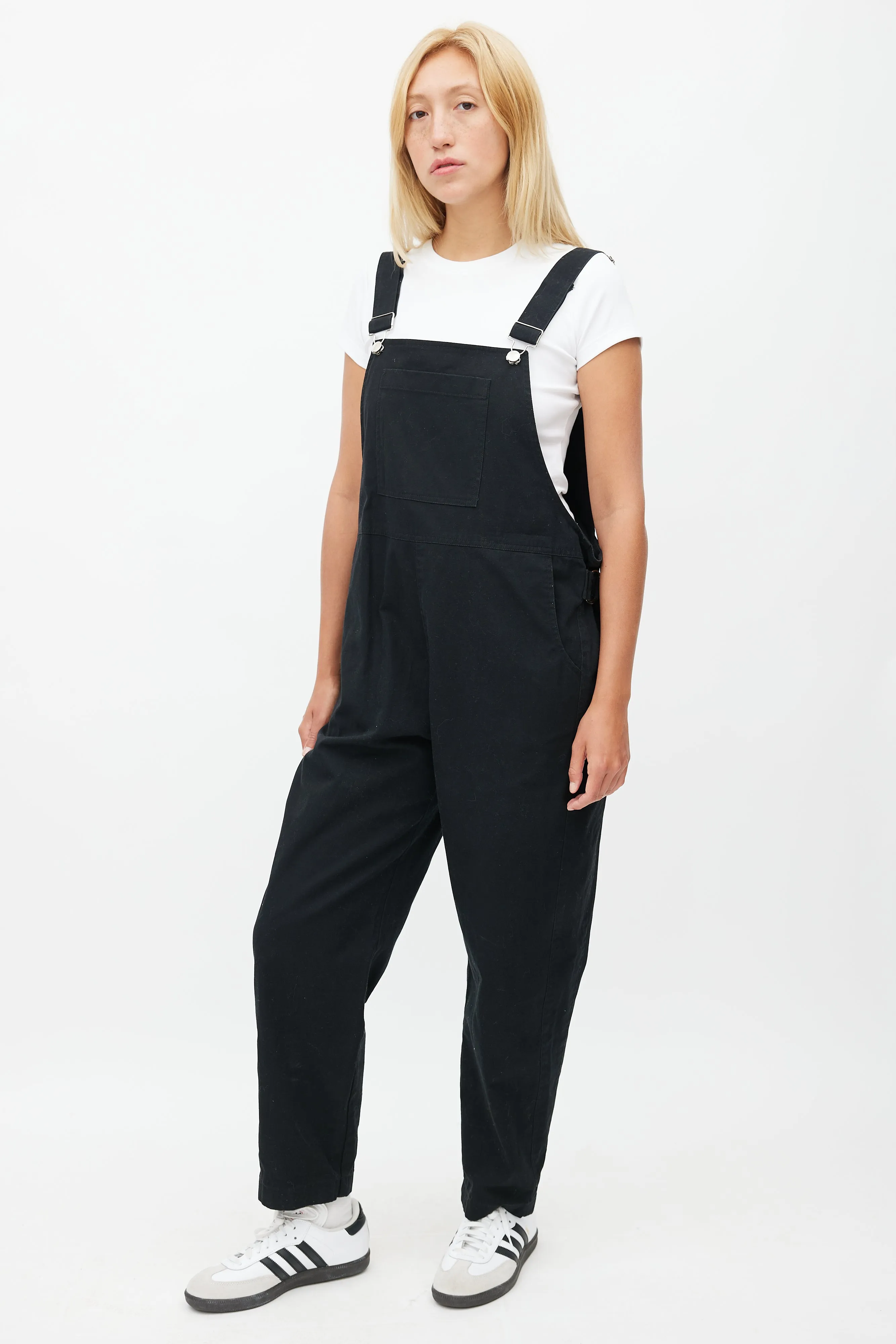 Black Belted Overalls