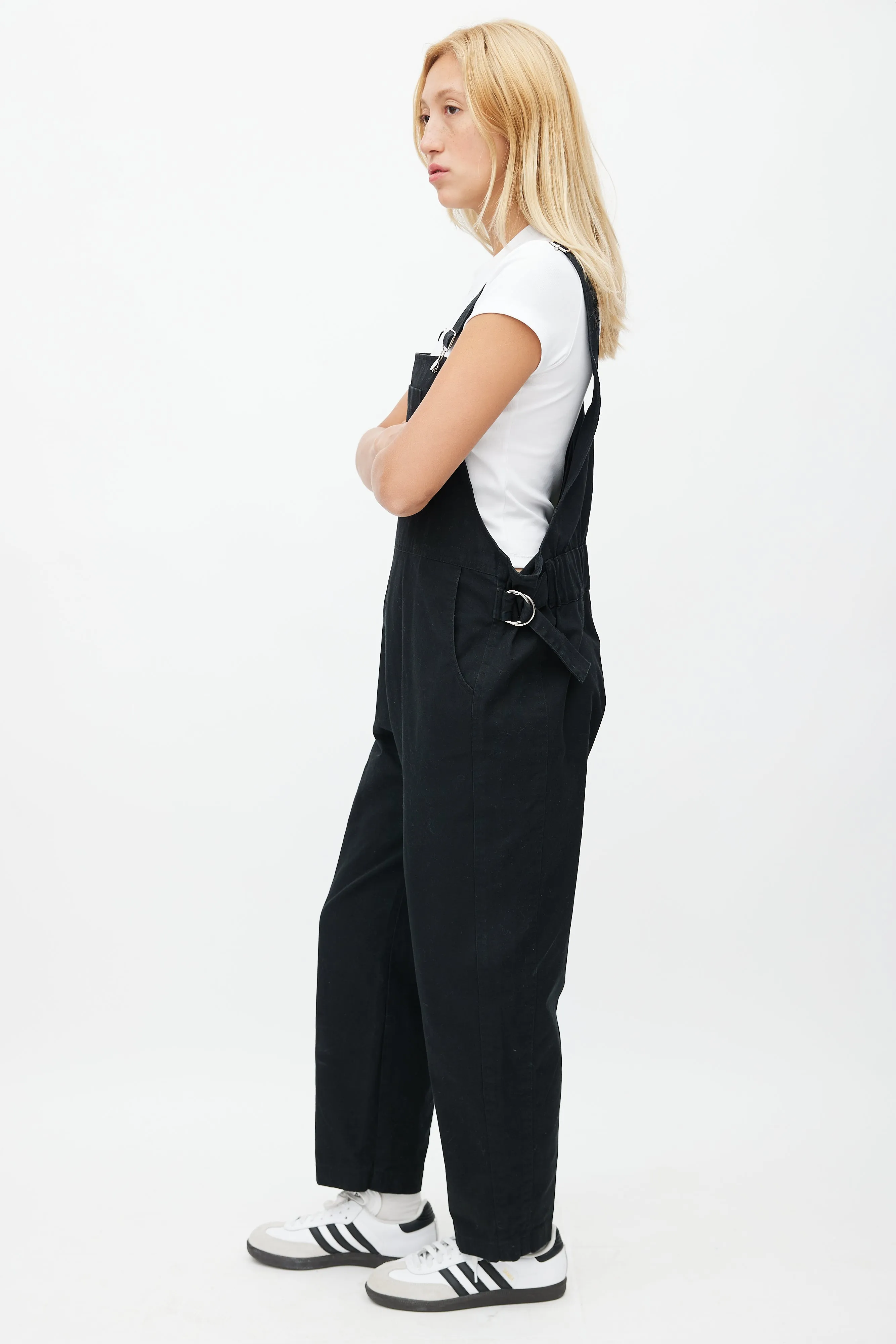 Black Belted Overalls