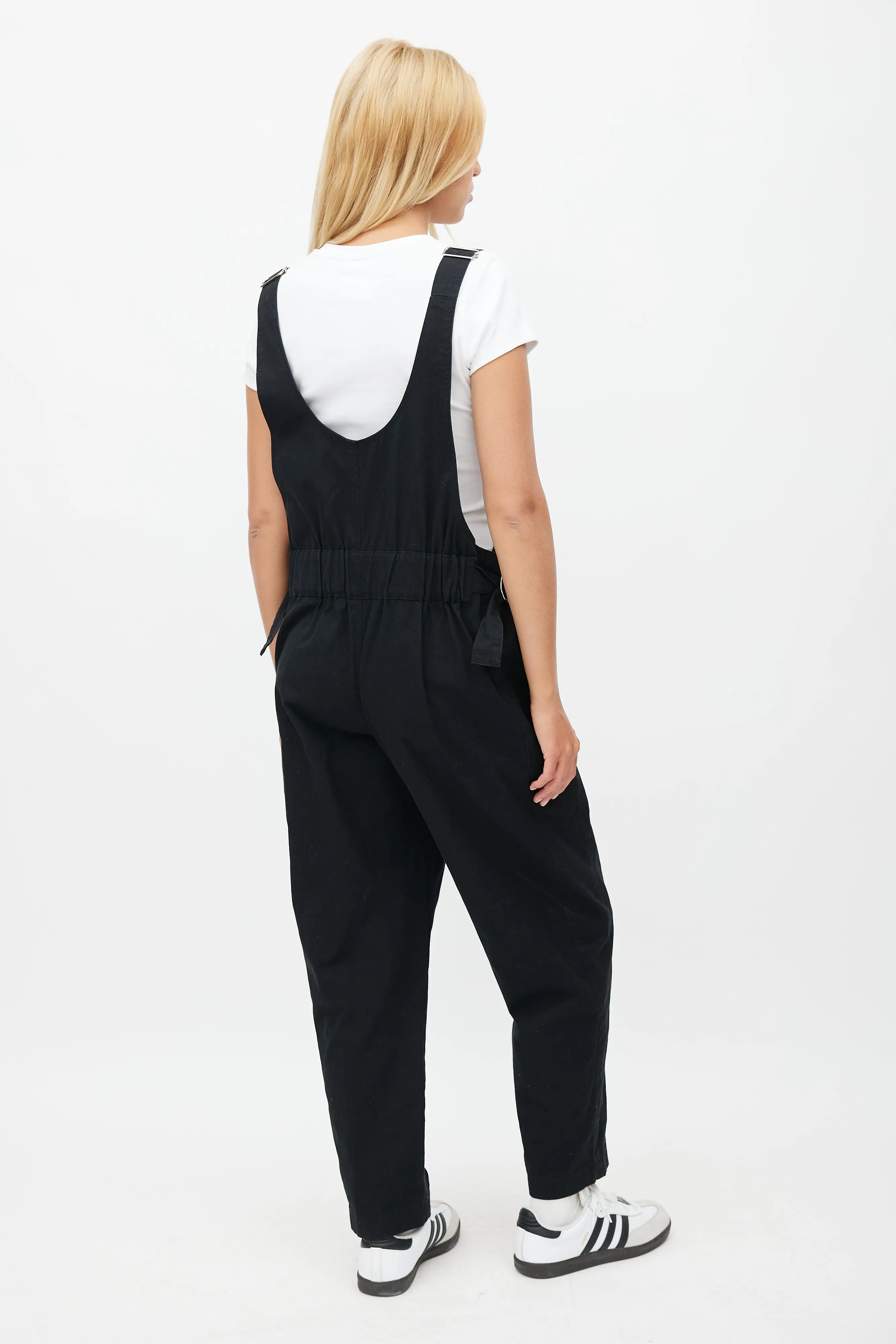 Black Belted Overalls