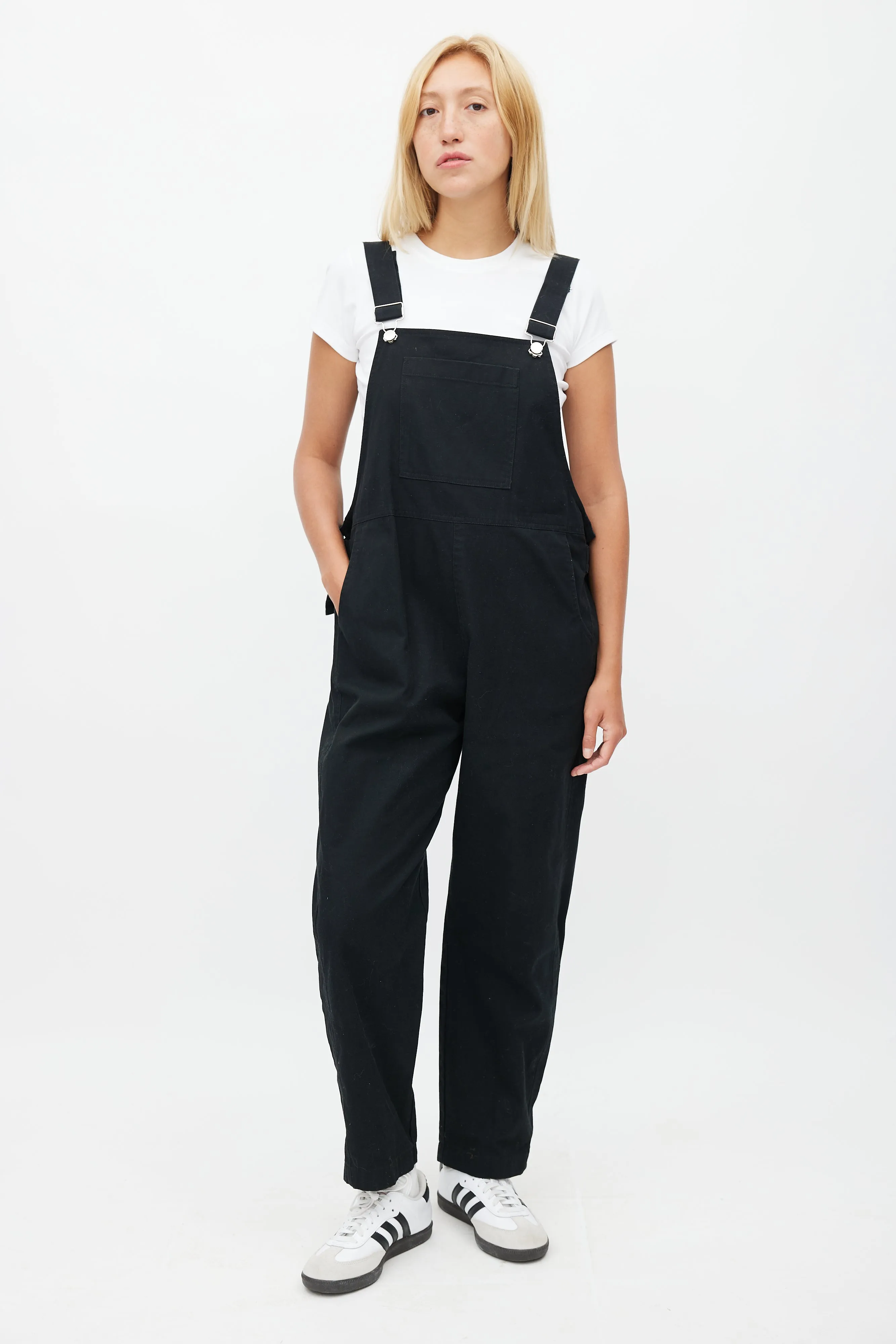 Black Belted Overalls