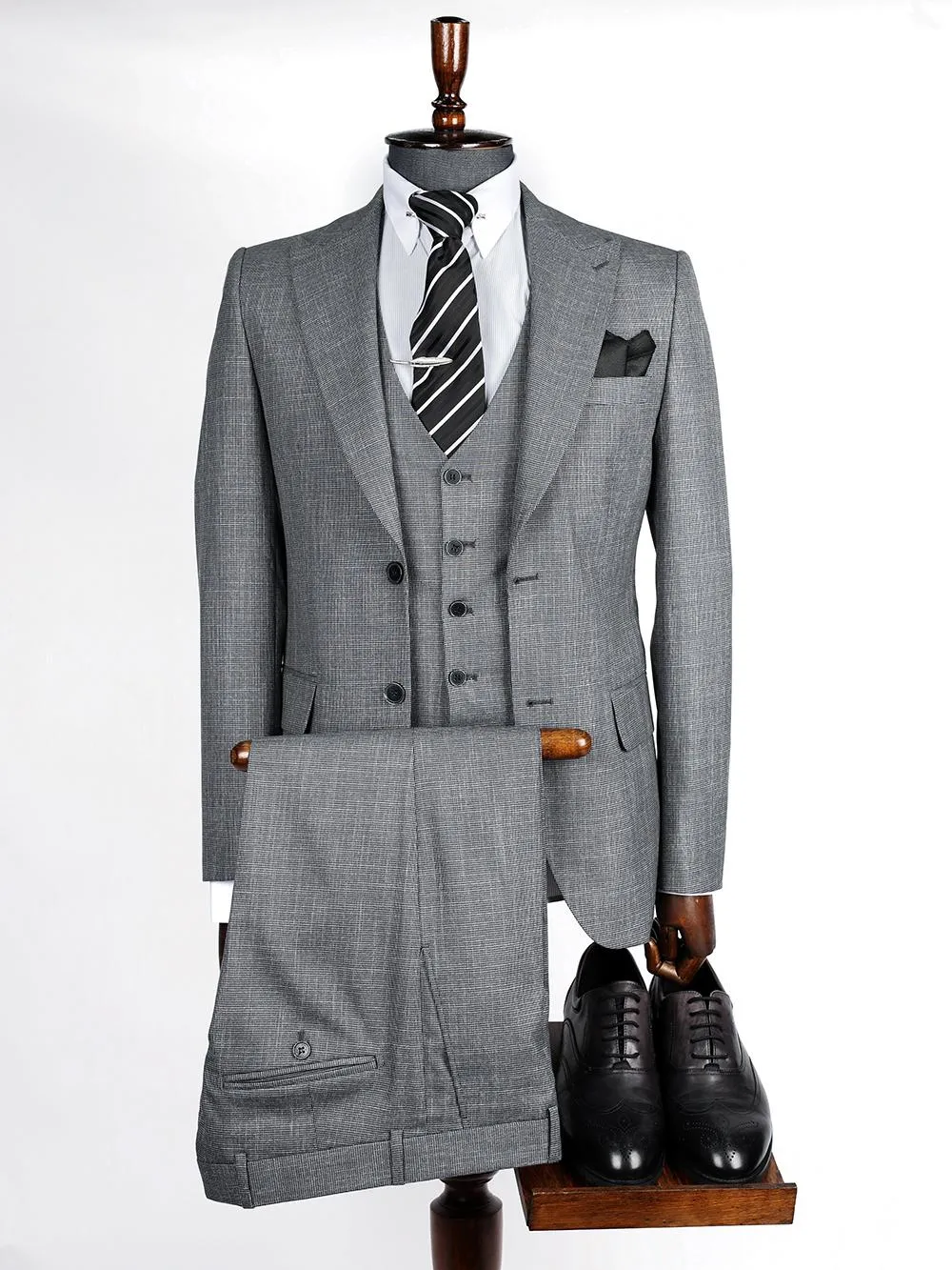 Blake Grey Set Blazer Linen Suit