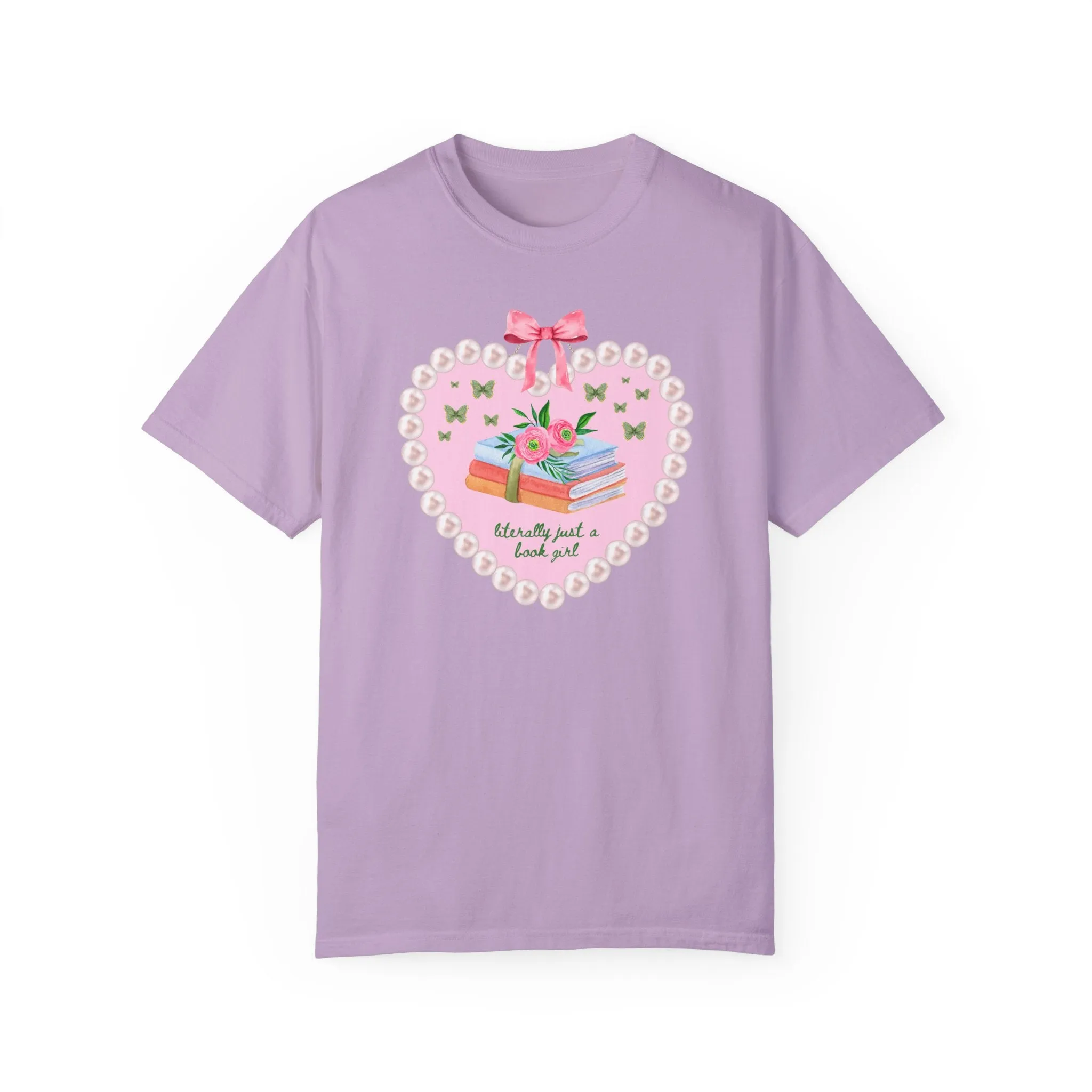 Book Lover Tee with Heart
