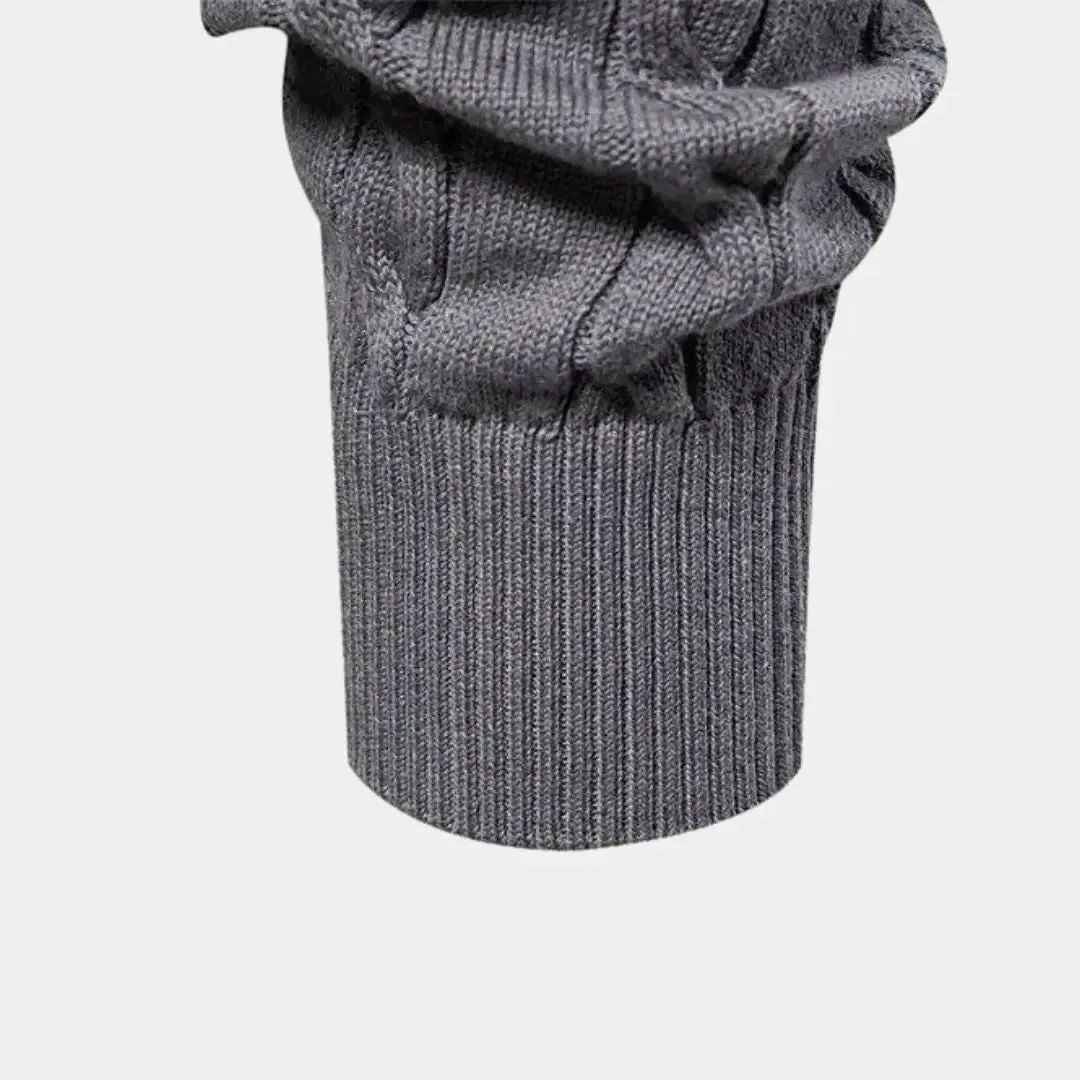Cotton  Crew Neck Pullover Sweater - Cross & Crown