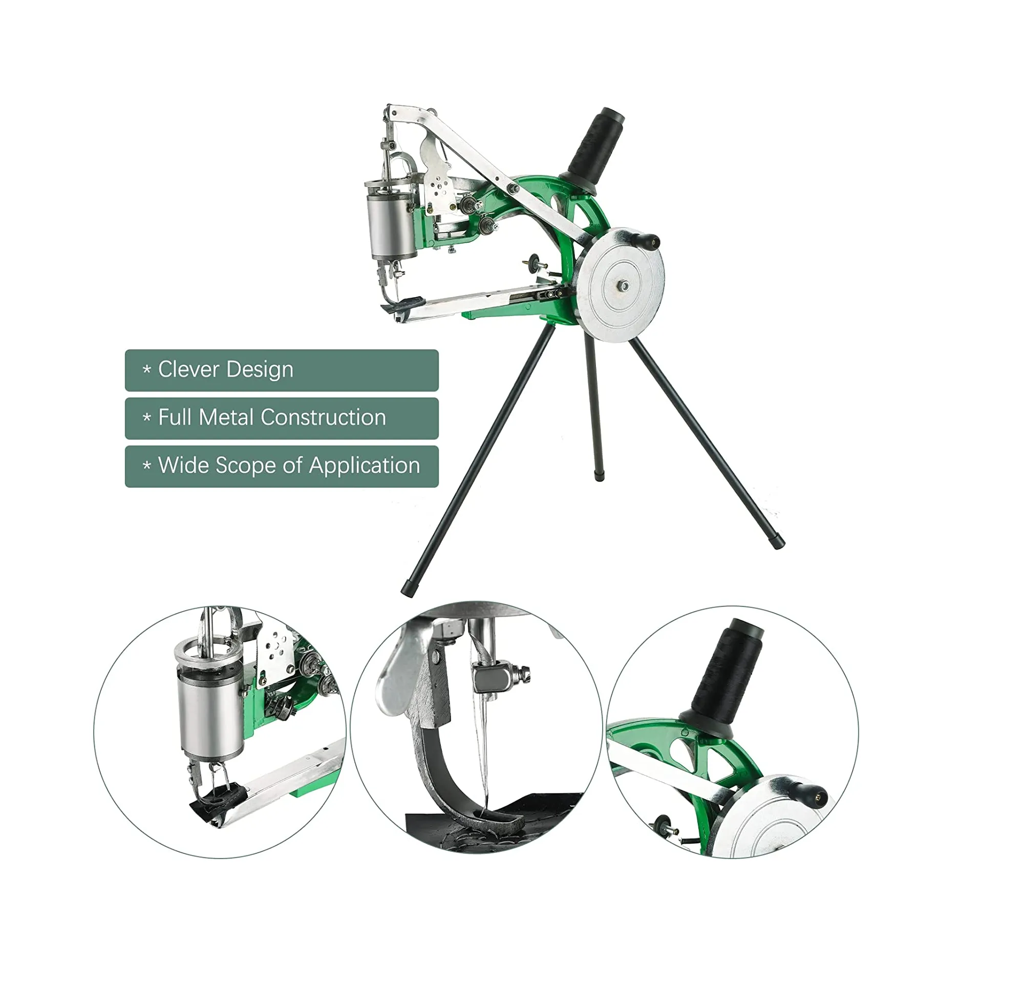 FLKQC Shoe Repair Machine Hand Cobbler Sewing Machine Sewing Machine Manual Leather Machine Shoe Sewing Machine for Shoes Bags Clothes