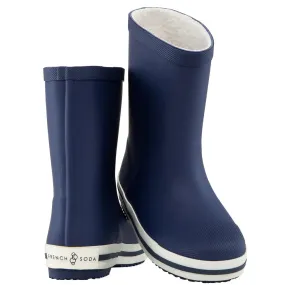 Kids' Rubber Gumboots - Navy