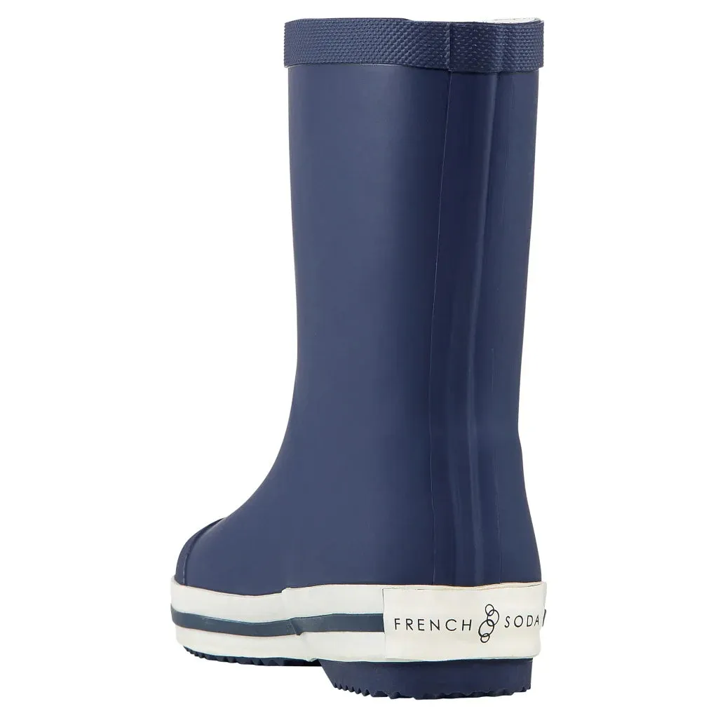 Kids' Rubber Gumboots - Navy