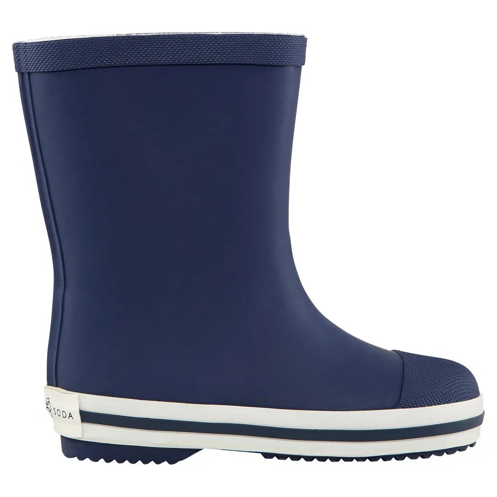 Kids' Rubber Gumboots - Navy