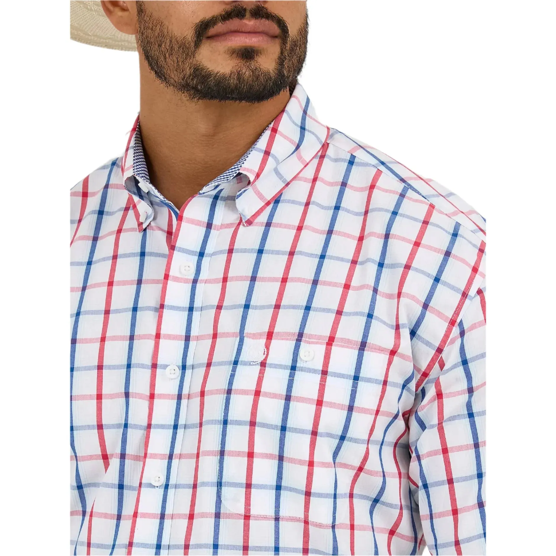 Men's Wrangler George Strait™ Short Sleeve One Pocket Button Down Shirt 112365408