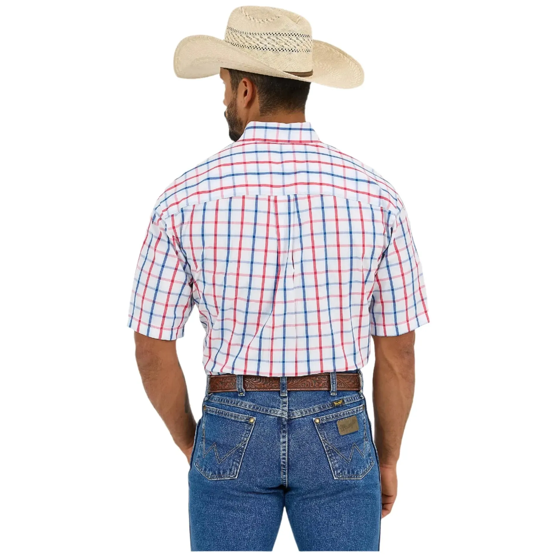 Men's Wrangler George Strait™ Short Sleeve One Pocket Button Down Shirt 112365408